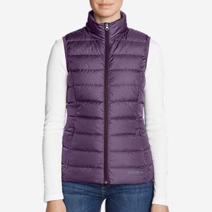 Eddie Bauer Puffy Vest - Purple - Medium
